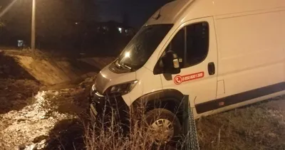 Dereye uçmaktan son anda kurtuldu