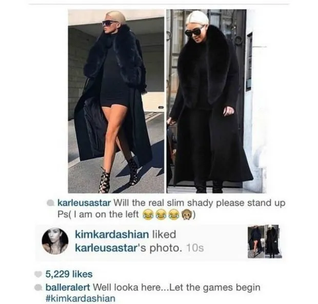 Kim Kardashian Gençlerbirliği’nin yengesini taklit ediyor