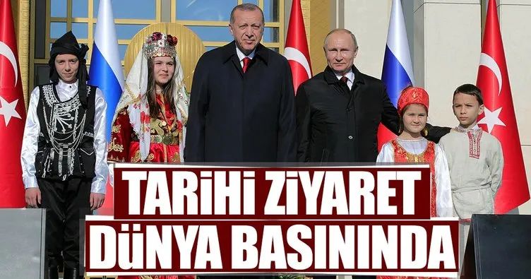 Tarihi ziyaret dünya basınında