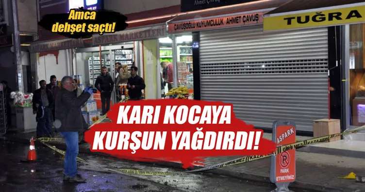 Amca kurşun yağdırdı: 1 ölü, 1 yaralı