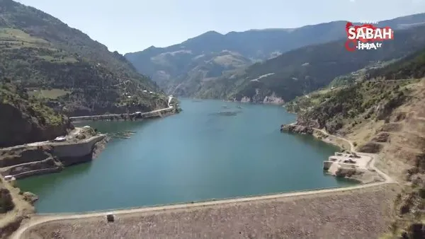 Aralarında 67 km mesafe olan iki barajın su seviyeleri şaşırtıyor | Video