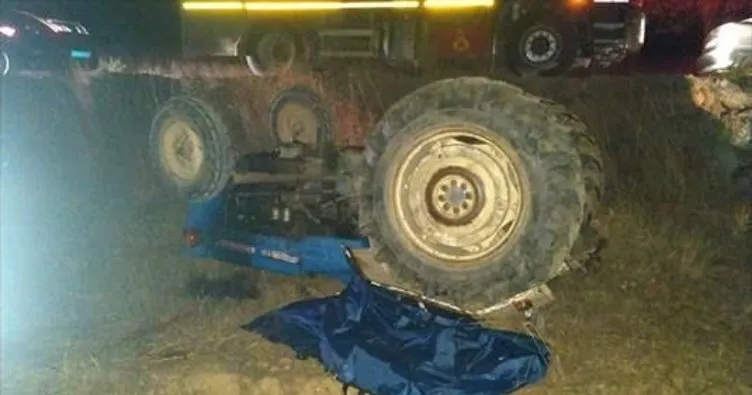 Bilecik’te devrilen traktörün sürücüsü öldü