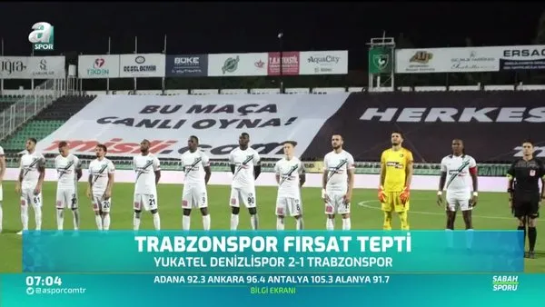 Trabzonspor şampiyonluk yolunda büyük fırsatı kaçırdı!
