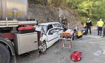 Bursa'da can pazarı: Asit yüklü tankere çarptı! Olay yerinden korkunç kareler #ankara