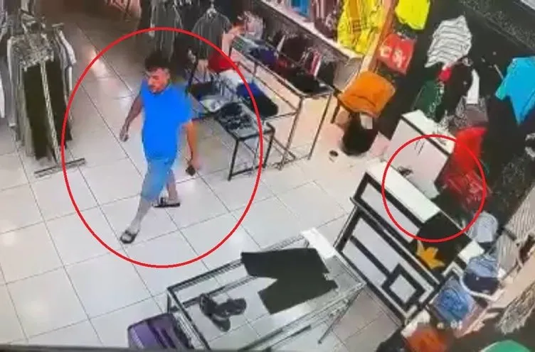 Giyim mağazasında inanılmaz görüntü: 19 yaşındaki nişanlısını yere düşürüp kabusu yaşattı!