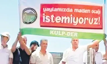 Yaylada maden aramasına köylülerden tepki #diyarbakir