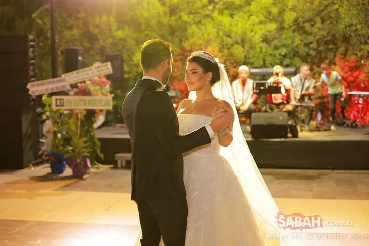 Ünlü oyuncu Ferit Kaya ile Yasemin Ceren evlendi! Yakışıklı oyuncu Barış Arduç düğünde halay çekti!