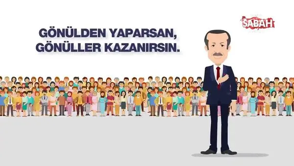 Başkan Erdoğan'ı anlatan animasyon filmi sosyal medyada paylaşım rekorları kırıyor!