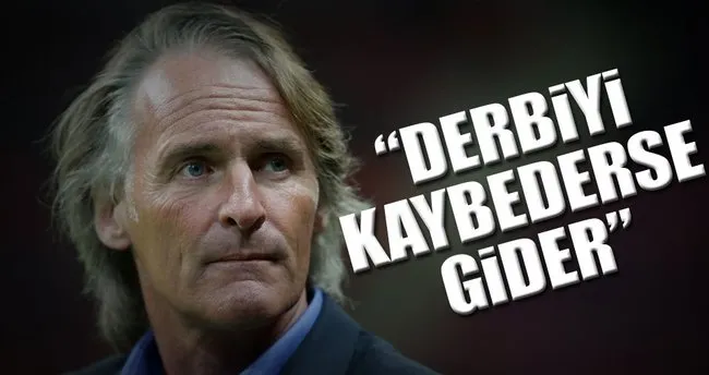 Derbiyi kaybederse Riekerink gider