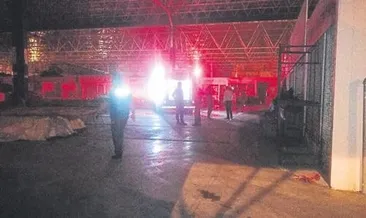 Semt pazarında sanayi tüpü patladı