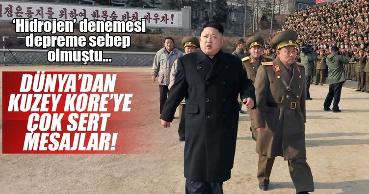 Kuzey Kore’nin yeni nükleer denemesine dünya tek ses oldu!
