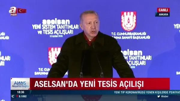 Başkan Erdoğan'dan Aselsan'ın yeni tesis açılışında önemli açıklamalar | Video