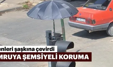 İzmir’de kumruya şemsiyeli koruma
