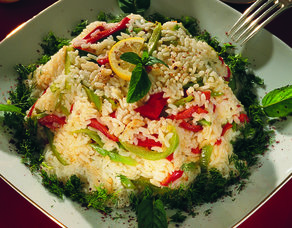 Kırmızı Biberli Pilav