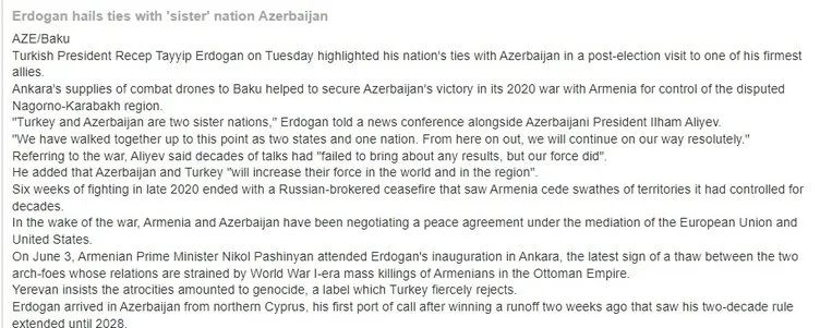 Dünyanın gözü Azerbaycan’daydı! Başkan Erdoğan’ın Şuşa mesajı dünyada yankılandı