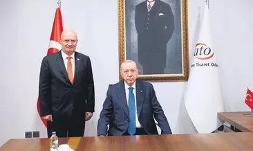 Başkan Erdoğan’dan ATO’ya ziyaret