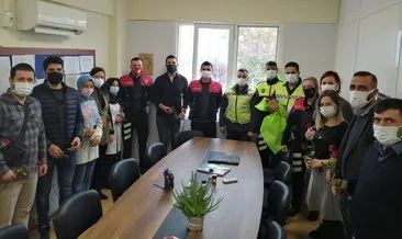 Alanya’da jandarma ekipleri öğretmenleri unutmadı #antalya