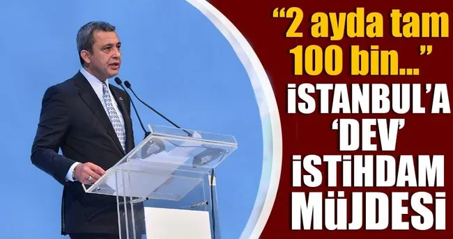 İstanbul’da 2 ayda 100 binin üzerinde yeni istihdam olacak