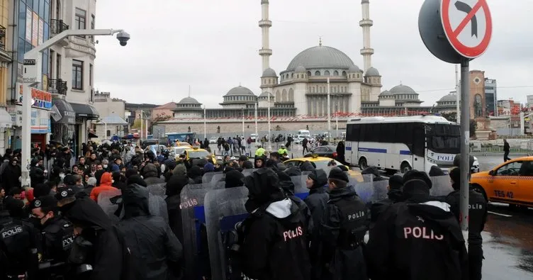 Taksim’de 1 Mayıs provokasyonu! Gözaltılar var