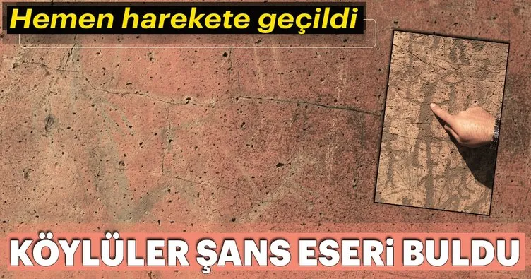 Köylüler şans eseri buldu