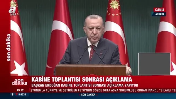 SON DAKİKA: Cumhurbaşkanı Erdoğan'dan Kabine Toplantısı kararları açıklaması! Kurban Bayramı tatili 9 gün