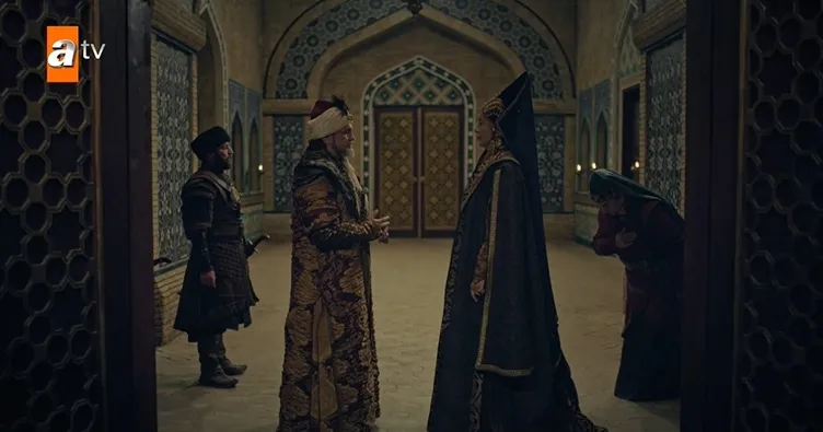 ‘Bozkır Arslanı Celaleddin’in 2’nci bölümüne damga vuran sahne: Sultan Aleaddin ve Türkan Hatun’un iktidar savaşı!