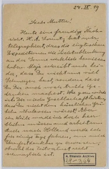 Einstein'ın aşk mektupları