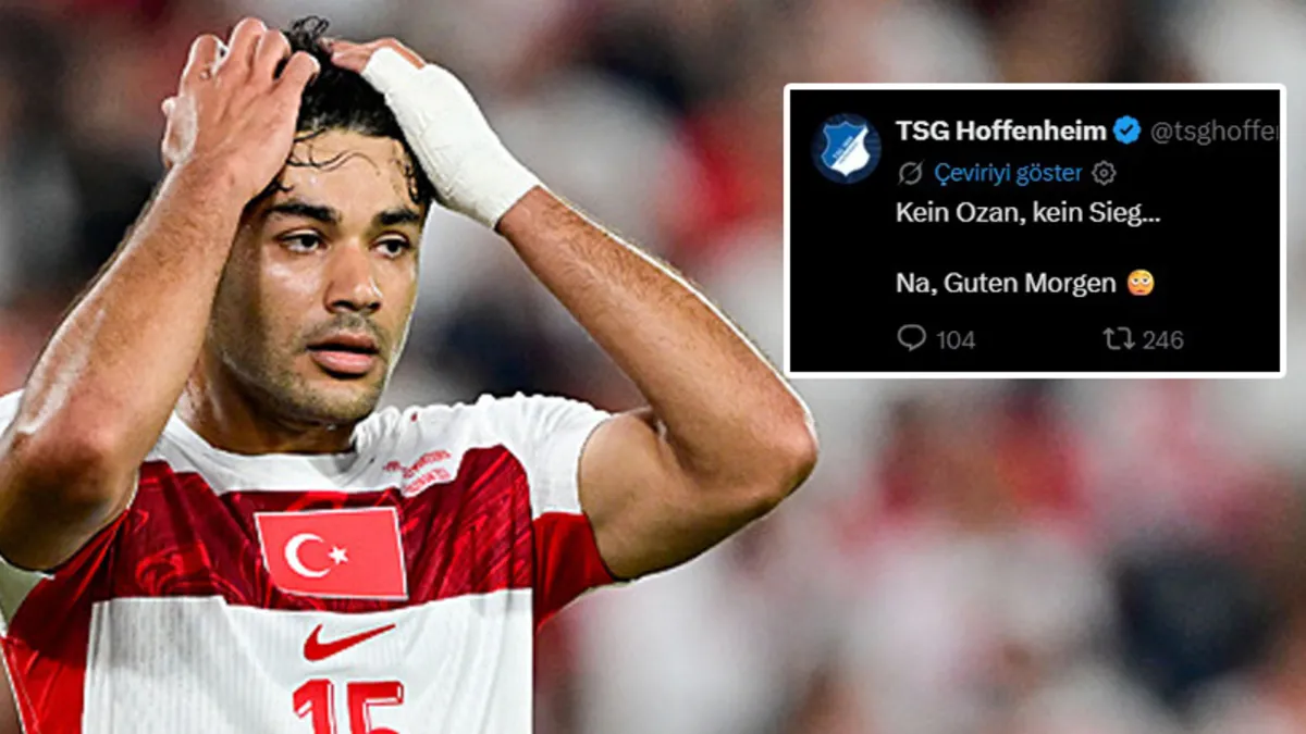 Hoffenheim’den Ozan Kabak tepkisi: “O yoksa…” Hoffenheim’den Ozan Kabak tepkisi: “O yoksa…”