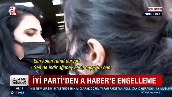 İYİ Parti'den A Haber'e yeni engelleme! Zonguldak'ta A Haber'in görüntü almasını böyle engellediler