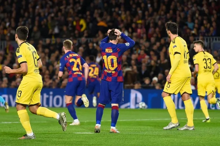 Lionel Messi, bir kez daha Şampiyonlar Ligi tarihine geçti! Borussia Dortmund'a attığı golle...