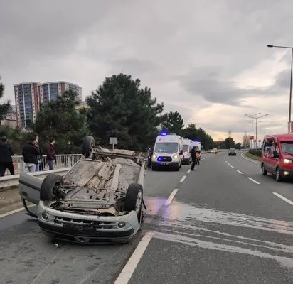 Of’ta trafik kazası 2 yaralı