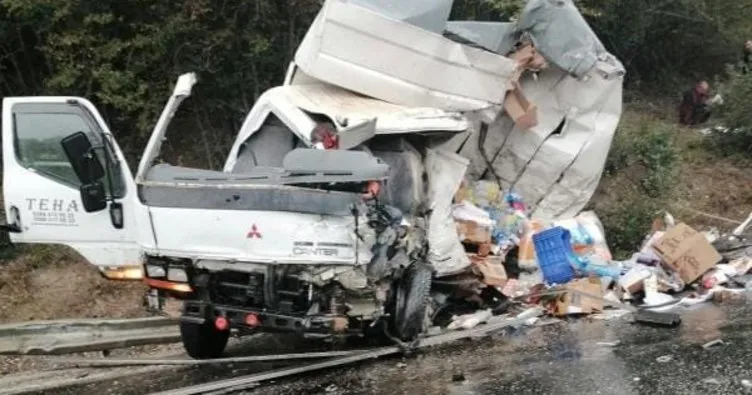 Kırklareli’nde feci kaza! 2 kamyon ve 2 otomobilin karıştığı kazada can pazarı yaşandı