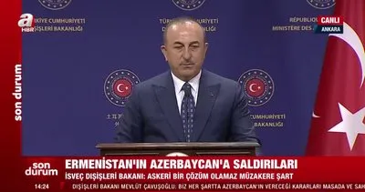 Son dakika... Dışişleri Bakanı Çavuşoğlu, İsveçli mevkidaşıyla önemli açıklamalarda bulundu | Video