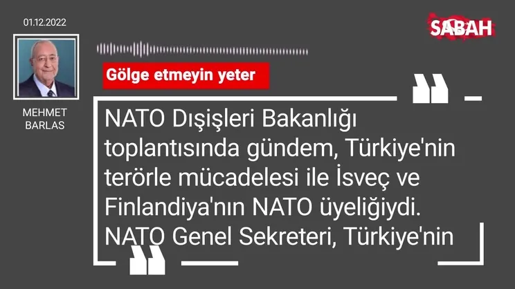 Mehmet Barlas | Gölge etmeyin yeter