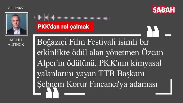 Melih Altınok | PKK'dan rol çalmak