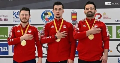 Milli sporcular Avrupa şampiyonu oldu