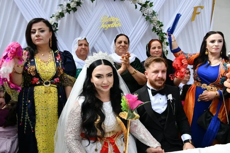 Şırnak’a Ukraynalı gelin: 2 gün 2 gece süren düğünde servet saçtılar!