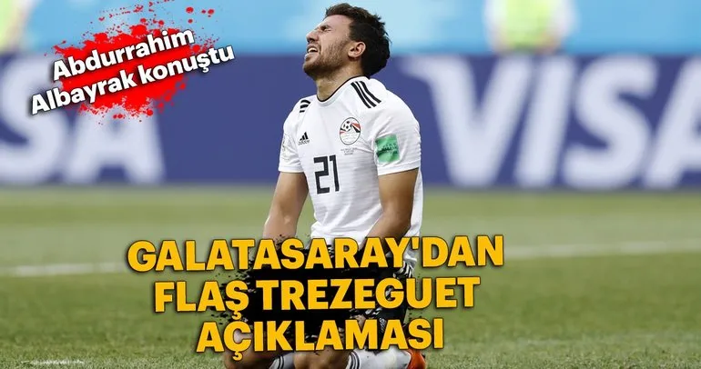 Son dakika: Galatasaray’dan flaş Trezeguet açıklaması