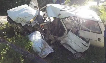 Kastamonu’nda feci kaza: Kafa kafaya çarpıştılar