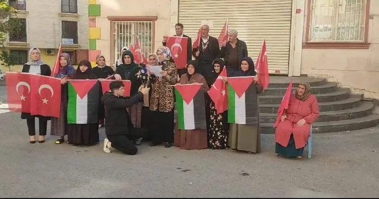 Diyarbakır annelerinden Filistin’e destek, İsrail’e tepki