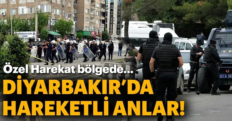 Diyarbakır’da aranan zanlı ortalığı karıştırdı, silahlar patladı, 2 polis ve zanlı yaralandı