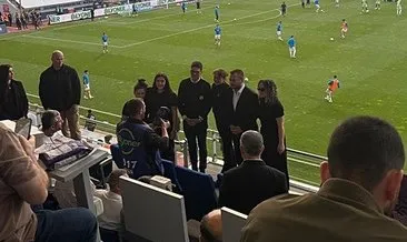 Minguzzi ailesi, Trabzonspor maçında!