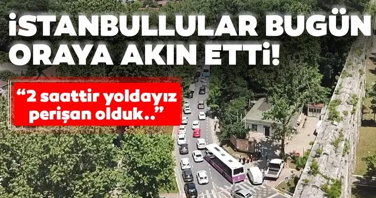 İstanbullular Babalar Günü’nde Belgrad Ormanı’na akın etti