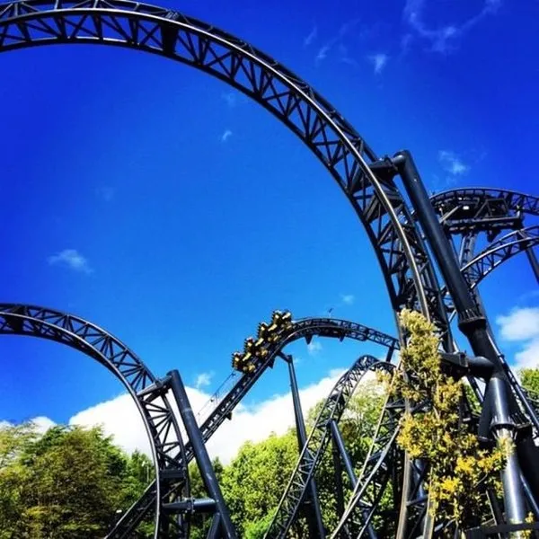 Roler coaster eğlencesi faciayla bitti