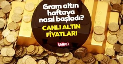 CANLI ALTIN FİYATLARI TABLOSU | Gram altın fiyatları bugün ne kadar, çeyrek altın düştü mü, arttı mı, kaç TL oldu?