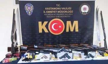 Kastamonu'da 'kaçak silah' operasyonu: 20 gözaltı #kastamonu