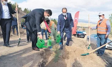 Kahramankazan’da fidanlara can suyu