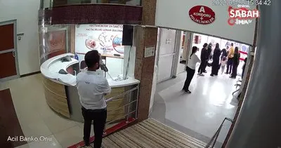 Hastanede dehşete düşüren anlar kamerada! Öfkeli baba önce kızına sonra sağlıkçılara saldırdı | Video