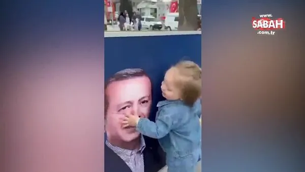 23 Nisan etkinliklerinde gülümseten Erdoğan sevgisi | Video