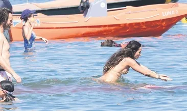 ‘Su çok soğuk, üşüdüm’